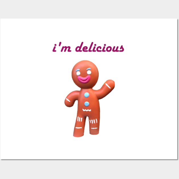 i'm delicious snapi Wall Art by wael store